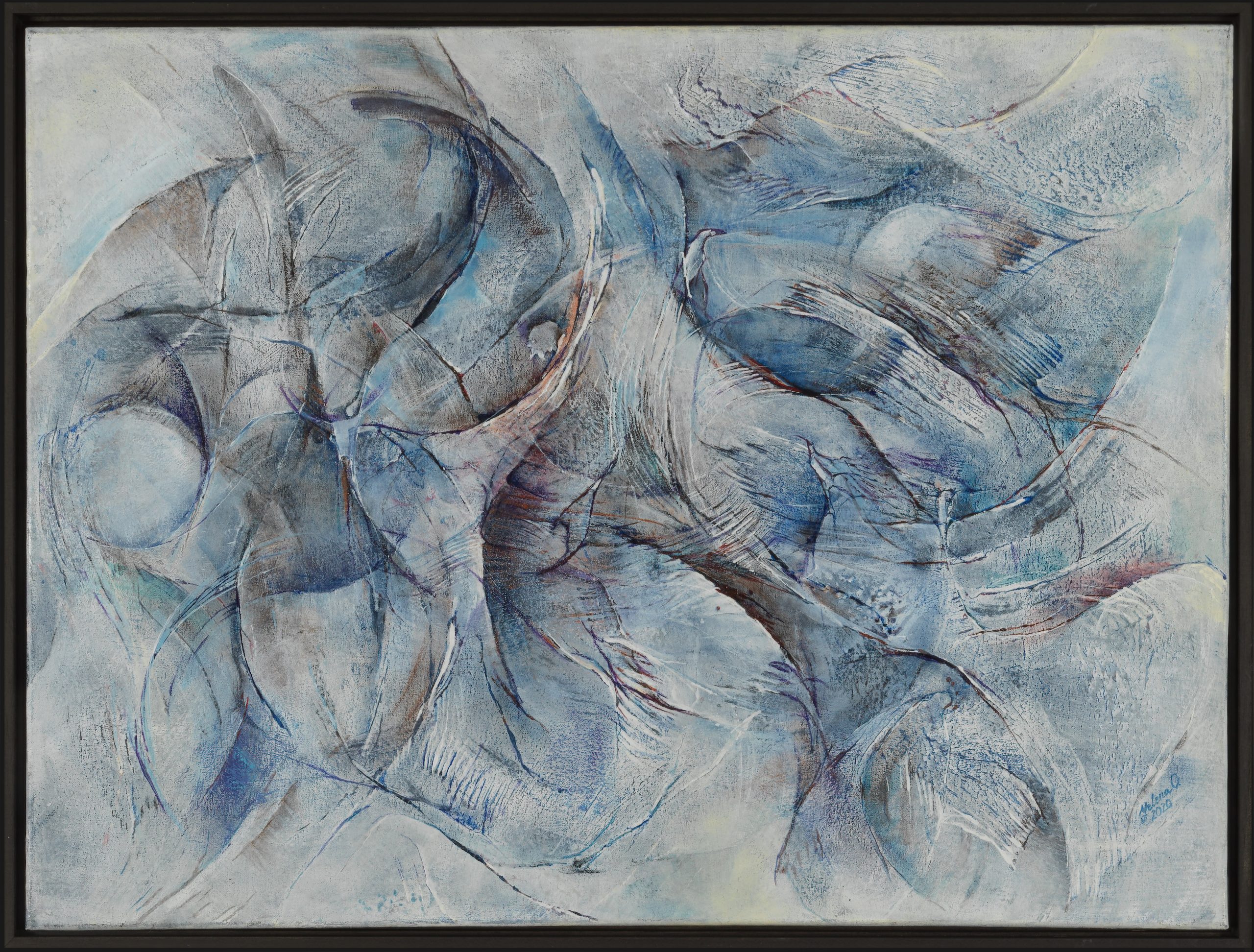 In the Moment 60 x 80 cm Acrylic on canvas
