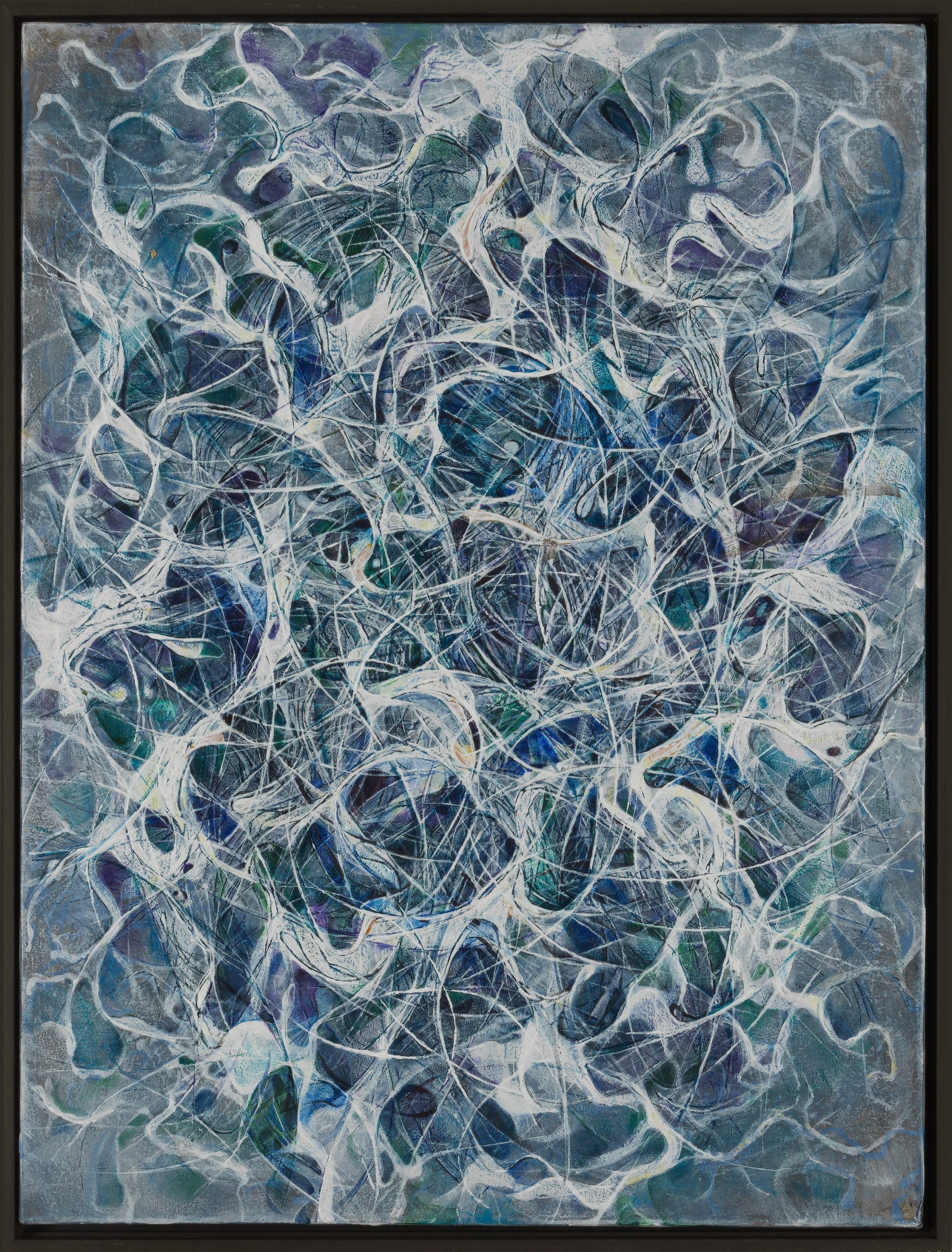 No Strings Attached 60 x 80 cm Acrylic and pigments on canvas