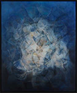 Rate of Probability 100 x 120 cm Acrylic and pigments on linen