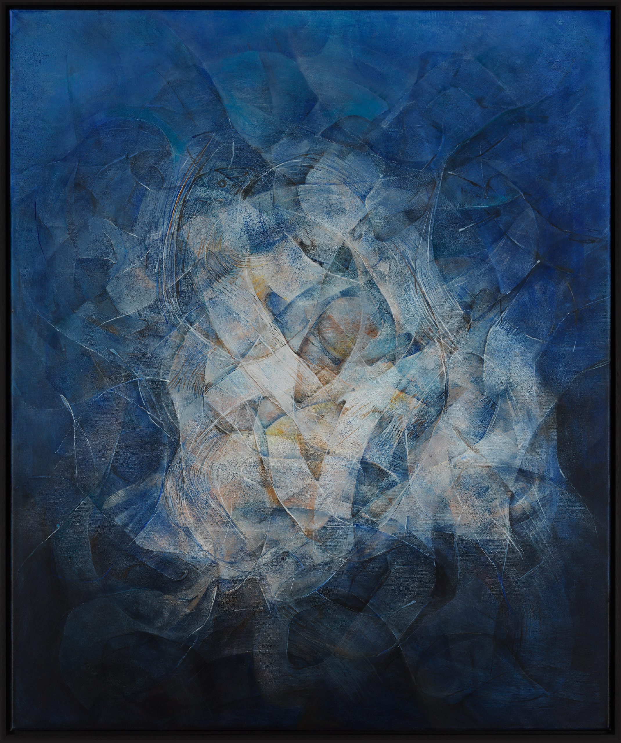 Rate of Probability 100 x 120 cm Acrylic and pigments on linen